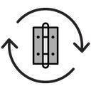 Field-Reversible Doors