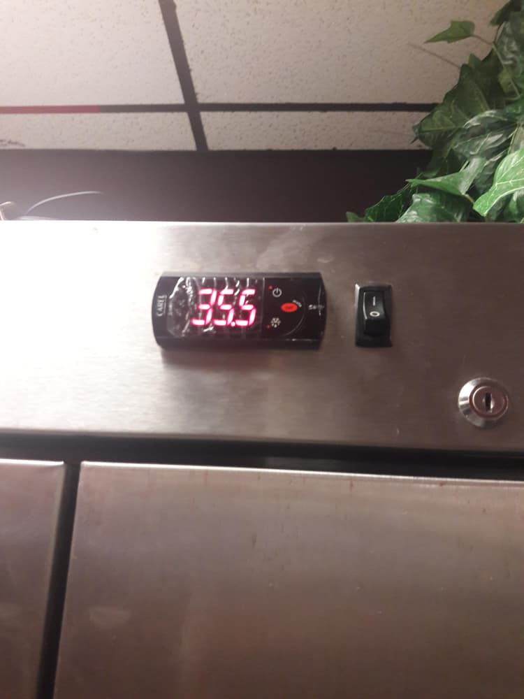 On my edema refrigerator