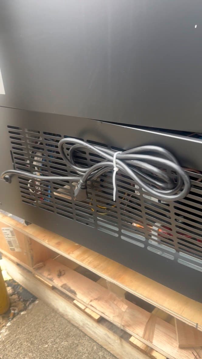 damaged backend but box ok