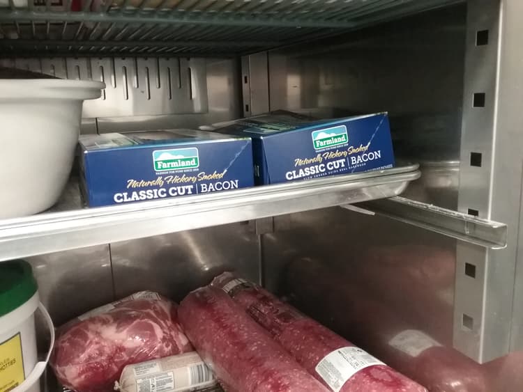 We added another shelf to our cooler without paying an arm and leg.