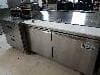 Avantco SS-PT-60-HC 60" 2 Door Stainless Steel Refrigerated Sandwich Prep Table