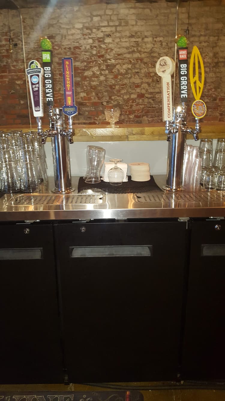 Our keg fridge works great, and stores plenty of our 1/6 barrels!