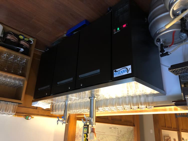 Five taps running nicely