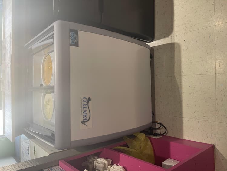 Works great we use it for milkshakes , four 3 gallon tubs up , top two down below . never had any issues work great since day one shipping was great , no damage would highly recommend to anybody that needs one, Why pay more for brand name ? this is perfect for what we need.