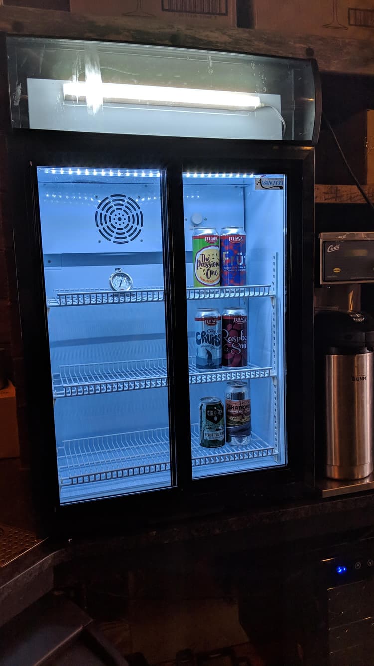 Note the Display panel up top. Vinyl came off easy and left very little residue, so attaching our own vinyl will be easy!