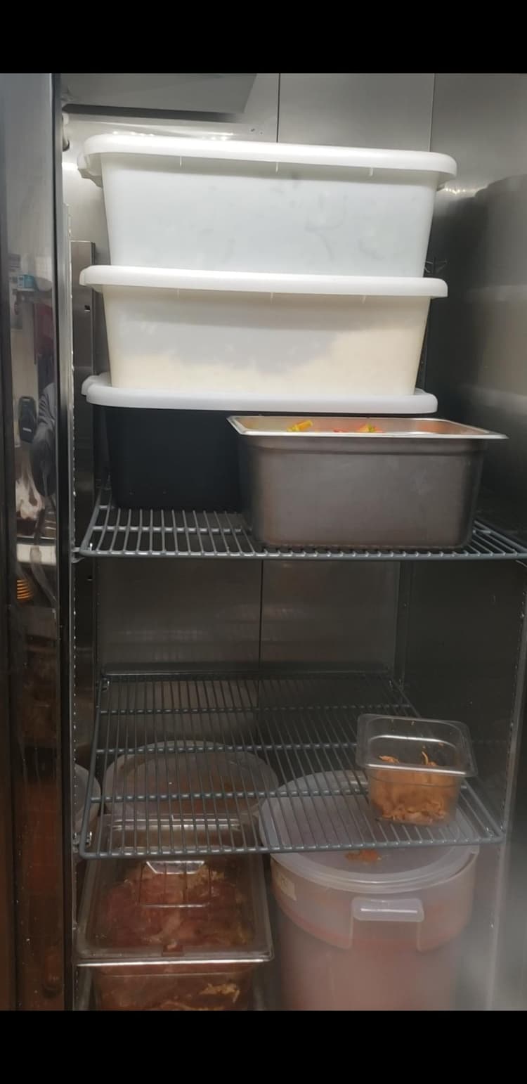 Perfect amount of room for our food containers.