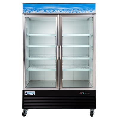 Avantco Refrigeration Avantco DFF16-HCL 60 1/4 Flat Top Display Ice Cream  Freezer