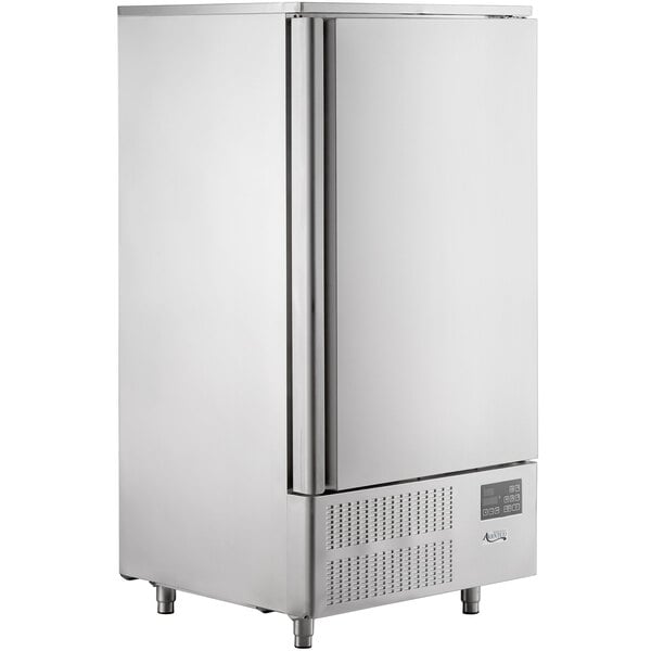 Avantco SS-WT-36F-HC 36 Two Door Worktop Freezer with 3 1/2 Backsplash